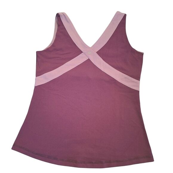 Lululemon Purple and Lilac Tank Top with Built In Bralette M 8 10 EUC - Picture 2 of 12